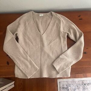 V-neck Abercrombie Sweater - Beige - Size smalll
